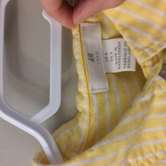 SOLD Button Up Pinstripe Shirts - Picture 3 of 5